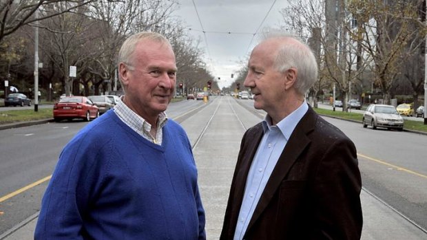 Both Michael Buxton, property developer (left), and Michael Buxton, planning professor, condemn the city's ad hoc urban growth.