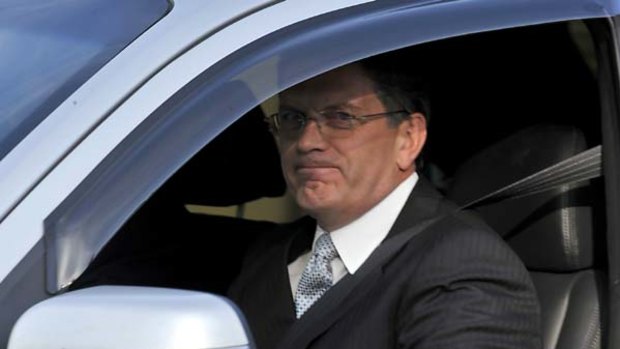 Ted Baillieu is driven out of Government House.