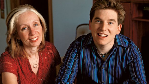 Never lost hope ... Cheryl Koenig and her son Jonathan.
