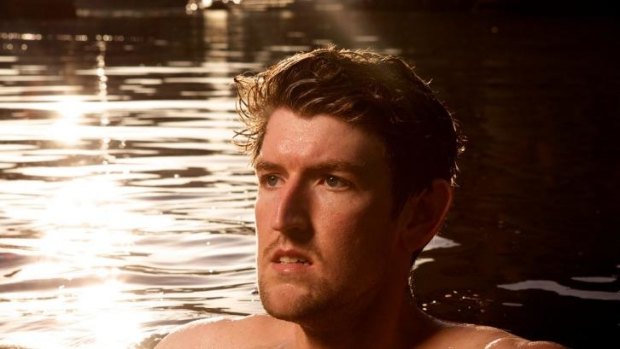 Bather: Yarra River swimming enthusiast Matt Stewart.