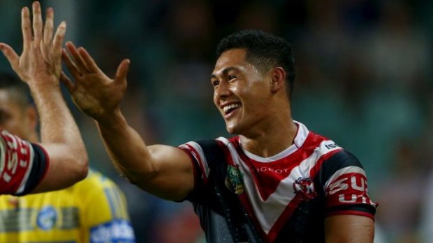 The future: Roger Tuivasa-Sheck would love to replace Anthony Minichiello at the back for the Roosters. 