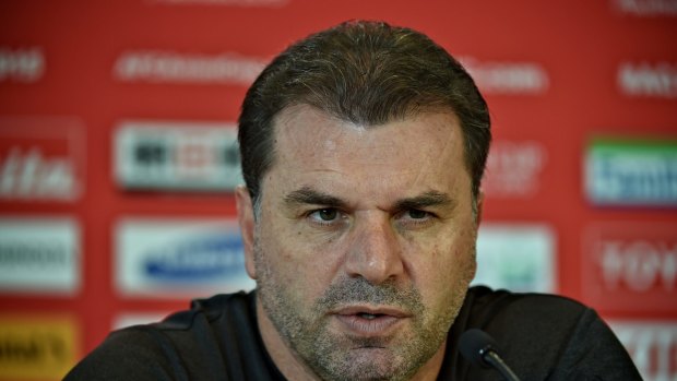 Wary: Socceroos coach Ange Postecoglou, along with his players, is in unfamiliar territory Kyrgyzstan.