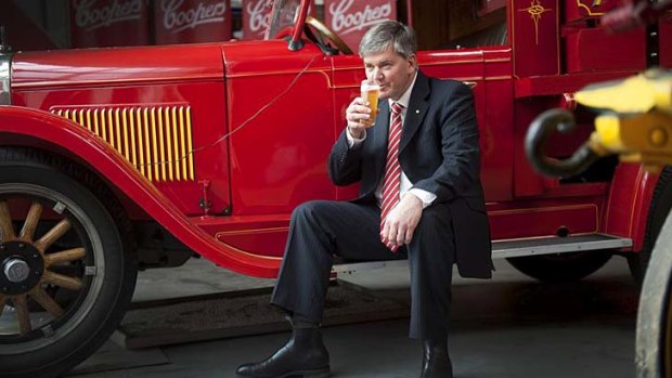 Coopers managing director Tim Cooper. 'We can't just forever be increasing the price of beer,' he says.