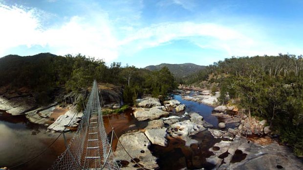 Six Foot Track Swing Bridge.