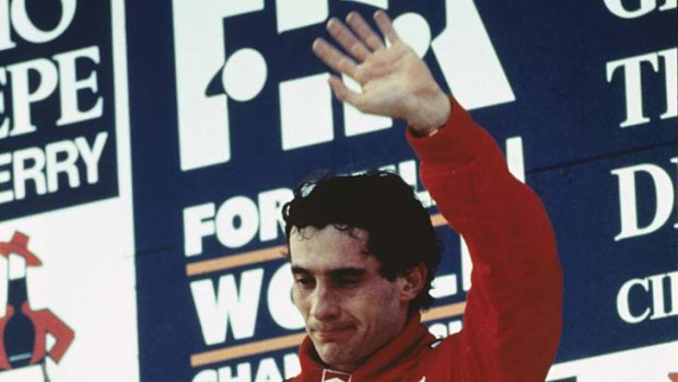 On your mark: A frequent moment of triumph in <i>Senna</i>.