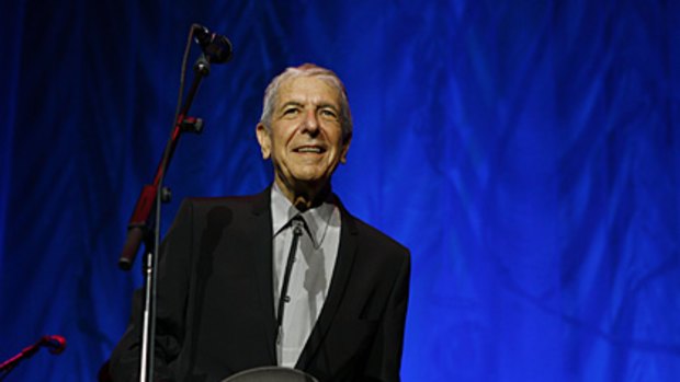 Leonard Cohen ... to come back to Australia.