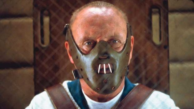 Anthony Hopkins as Hannibal Lecter in Silence of The Lambs.