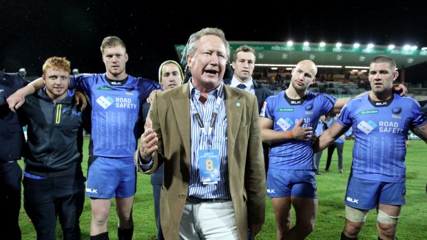 Andrew Forrest is set to launch his own rebel rugby union competition.