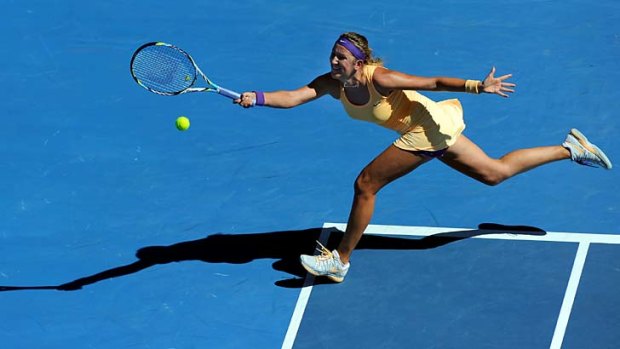 "I just needed to make sure it was OK. I really couldn't breathe" ... Victoria Azarenka.