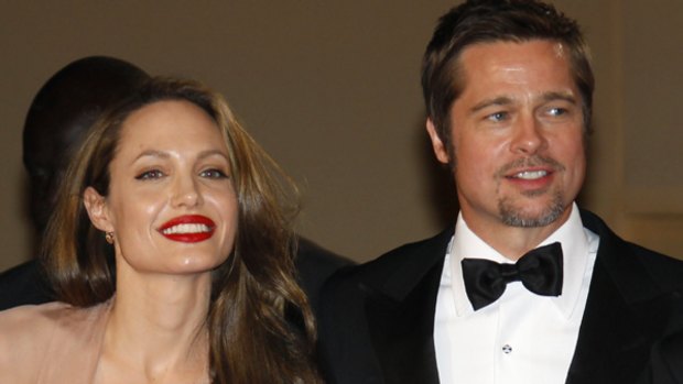 Power couple ... Angelina Jolie and Brad Pitt.