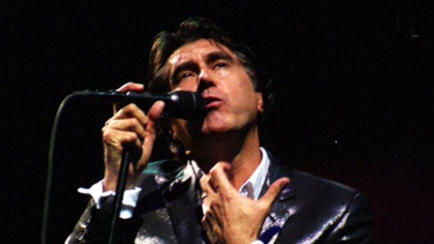 Rocky road ... Bryan Ferry of Roxy Music performing in Sydney in 2001.