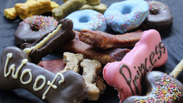 Newcastle's Gourmet Dog Barkery, a cafe and bakery, specialises in dog treats.