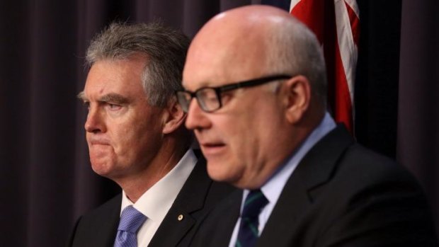 Duncan Lewis, the new ASIO chief, was introduced by Senator Brandis on Monday when the minister announced he would explicitly rule out "torture" under new national security legislation.