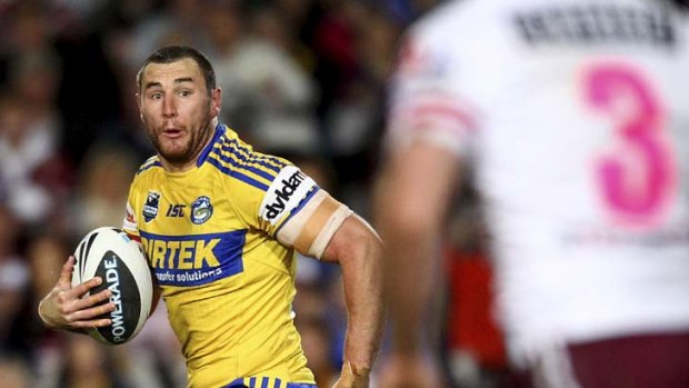 Up and running ... Parramatta utility Ben Smith is proving his worth to Dream Team players.