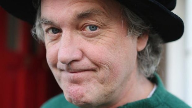 Will get new colleague ... Top Gear co-presenter James May poses for a photograph outside his home on Wednesday in Hammersmith, London, England. 
