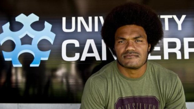 Henry Speight watches the Brumbies train on Friday.