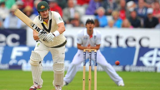 Punishing: Shane Watson changed the tempo of the innings from his new position at No.6.