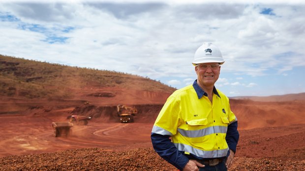 CEO Nev Power has to balance the branding of the company as one with growth options beyond West Australian iron ore but at the same time not willing to take on too much risk.