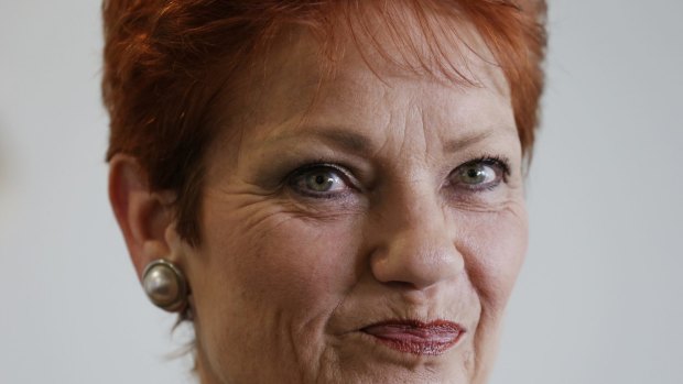 Senator Pauline Hanson: "I come from a time when there was no discussion about gay marriage."