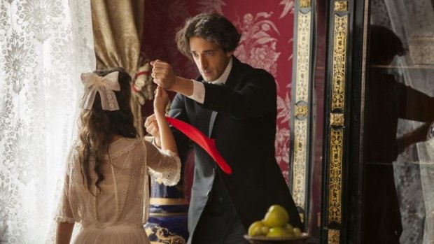 Adrien Brody plays Harry Houdini in a two-part biopic.