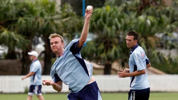 Fast worker ... Doug Bollinger has the potential to be the spearhead Australia craves.