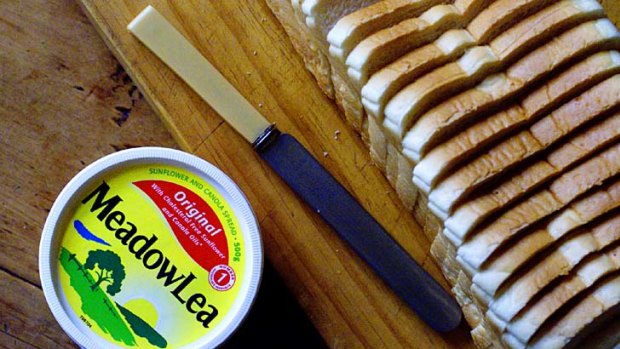 Shareholders of the company that owns Meadow Lea margarine questioned the board in Sydney yesterday.