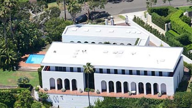 Golden arches ... the   Guilford Bell-designed Vaucluse mansion.