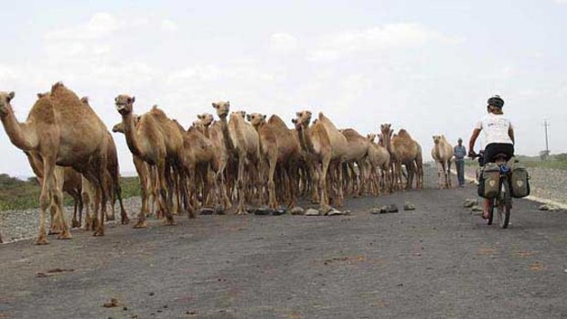 Kate Leeming in North Africa.