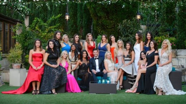 The Bachelor with his original bevvy of women.