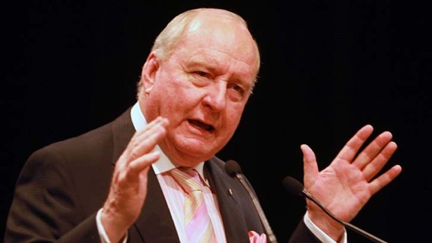 Query: Alan Jones (pictured) recieved a letter from Ian Macdonald in 2009 in reply to a query about the mine. In the letter, the former primary industries minister described the mine as a "small to medium sized underground training mine".