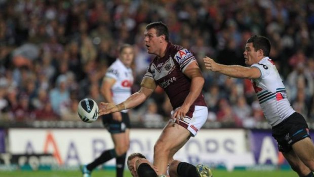 Manly prop Jason King is on the comeback trail.