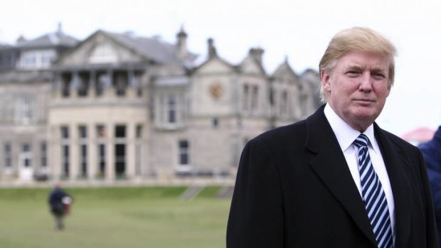 Life imitating art ... Donald Trump has been accused of trampling over the concerns of Scottish villagers in a manner reminiscent of the movie Local Hero.