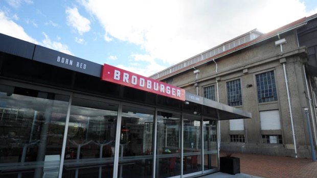 Breakfast, lunch and dinner ... the new Brodburger Cafe opens tomorrow.