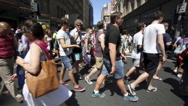 Greater protection: 90 per cent of trips in the city centre are made on foot.