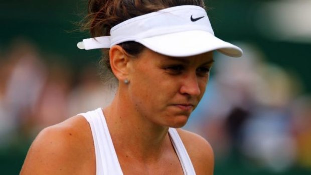 Casey Dellacqua put in a good show, but just not good enough to beat Agnieszka Radwanska