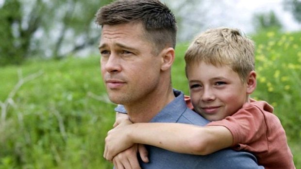 Brad Pitt in Malick's highly anticipated film <i>The Tree of Life</i>.