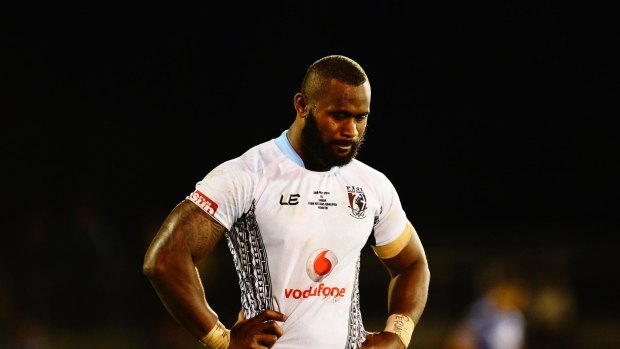Island hopping: Semi Radradra, pictured in action for Fiji before his switch to Australia last year, now wants to play for his homeland again.
