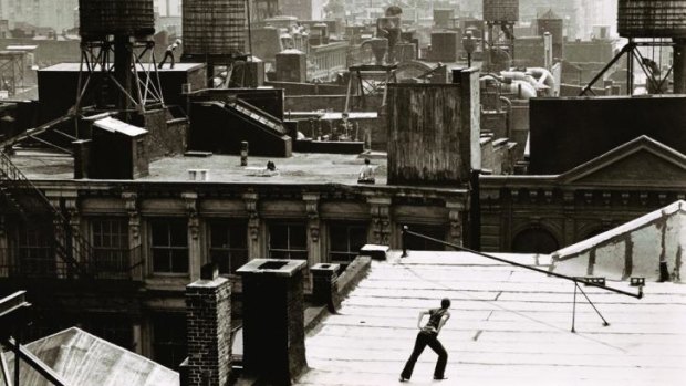 Lyrical game: Trisha Brown's 1971 Roof Piece will be seen during the Melbourne Festival.