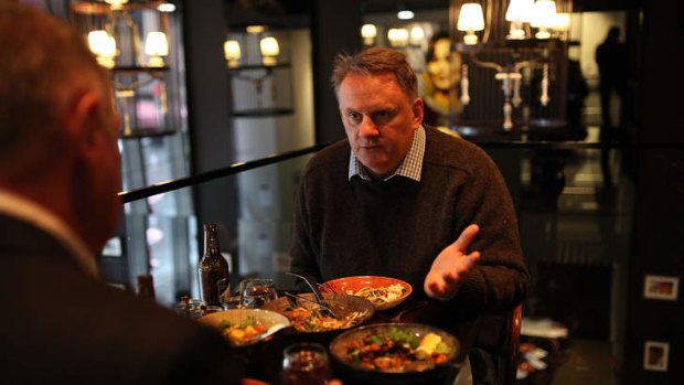 Politically speaking: Former leader of the Australian Labor Party Mark Latham at Burma Lane.