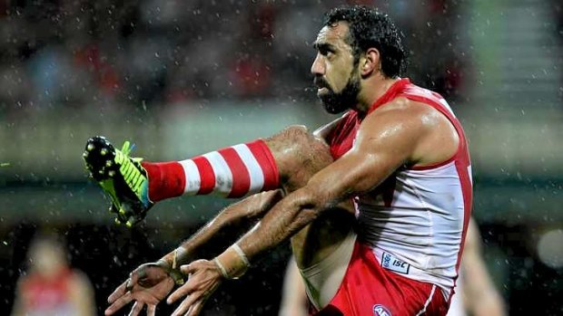 Crucial: The Swans need the return of Adam Goodes.
