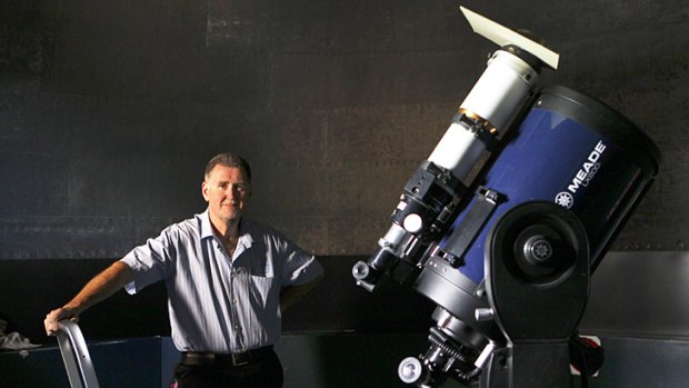 ‘‘Basically you are looking at the nursery or maternity ward of stars’’ ... Geoffrey Wyatt at the Sydney Observatory.