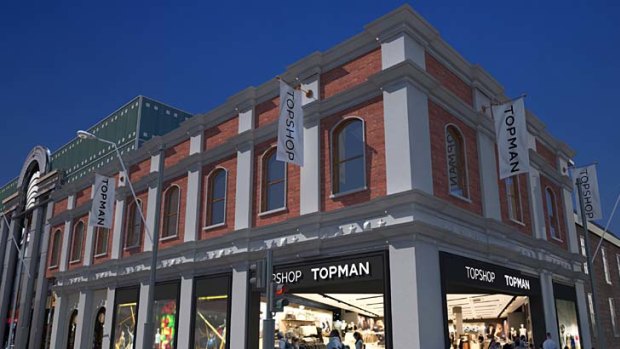 Computer-generated image of what the new Topshop/Topman store at the Jam Factory will look like.