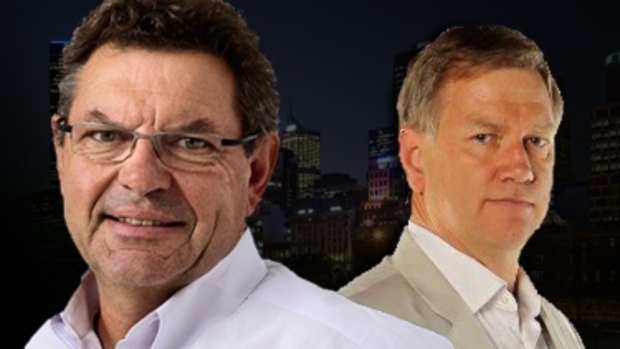 Conservative broadcaster Steve Price and firebrand Andrew Bolt.