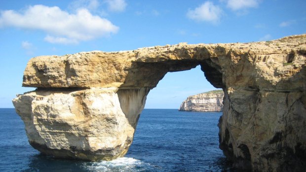 Malta's Azure Window in 2014.