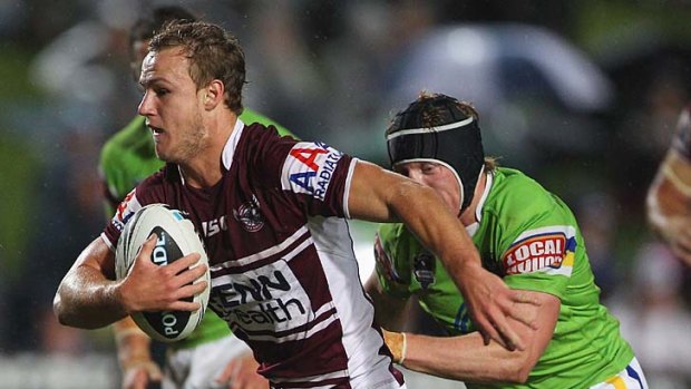 Repaying the faith ... Manly's Daly Cherry-Evans, left.