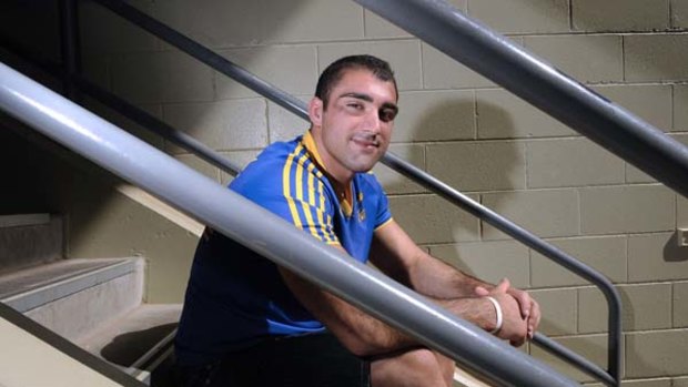 Under the microscope ... young Parramatta front-rower Tim Mannah is in the sights of the NSW selectors for the third State of Origin match