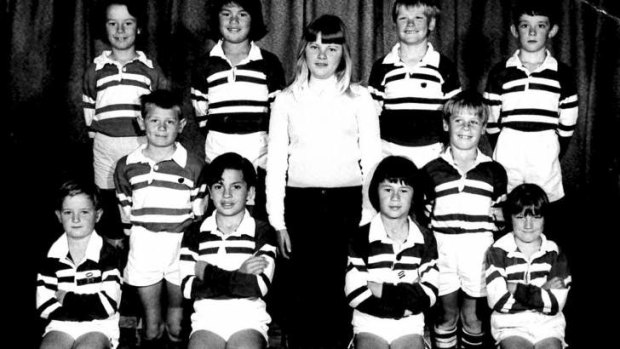 Meet the youngest female coach: Karen Crawford started coaching rugby league in 1971 at the tender age of 14. Known back then as Karen Dyer, Crawford is seen here with her squad in 1973.