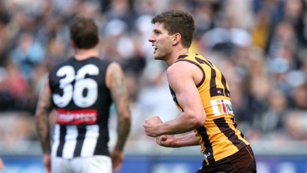 Luke Breust played a crucial role in Hawthorn's victory.