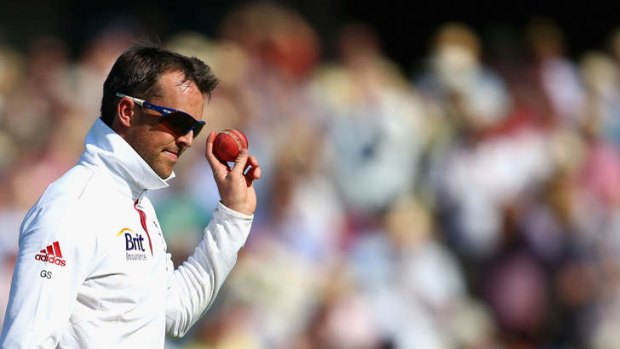 Easy come: Graeme Swann accepts the applause for his five-wicket haul.