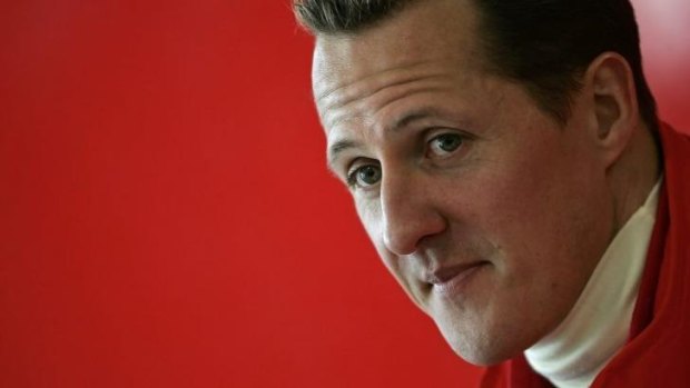 Road to recovery: Michael Schumacher.